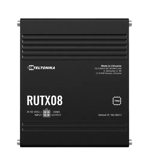 Teltonika INDUSTRIAL ETHERNET ROUTER - RUTX08