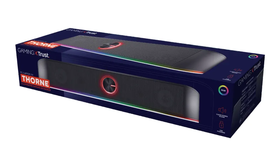 TRUST reproduktor GXT 619 Thorne RGB Illuminated Soundbar