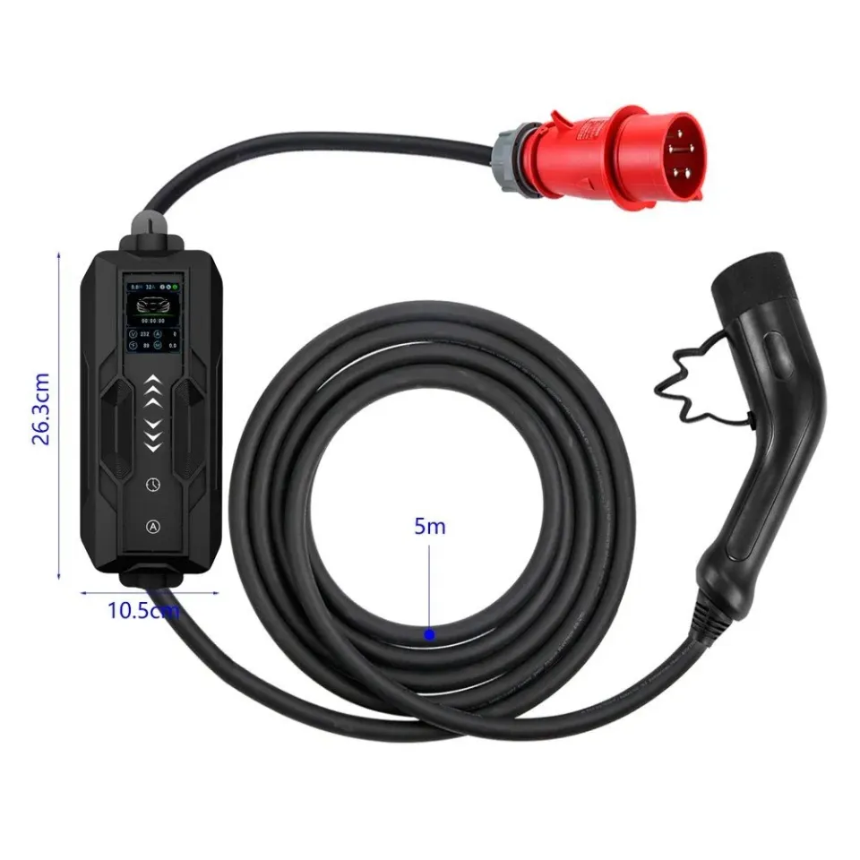 IMMAX cestovní nabíjecí stanice pro elektromobily EV/PHEV AC Type 2, 22 kW