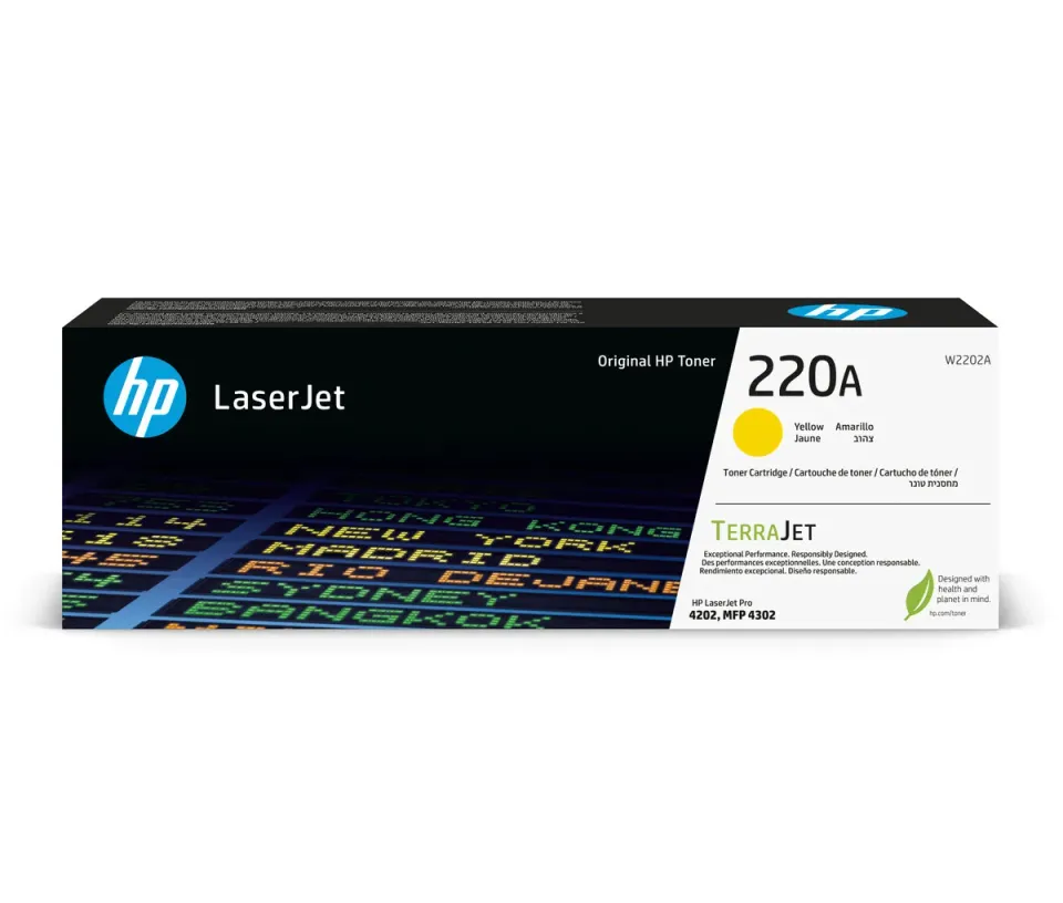 HP W2202A originální toner žlutý č.220A malý cca 1800 str. (yellow, pro HP CLJ Pro 4202, 4302)