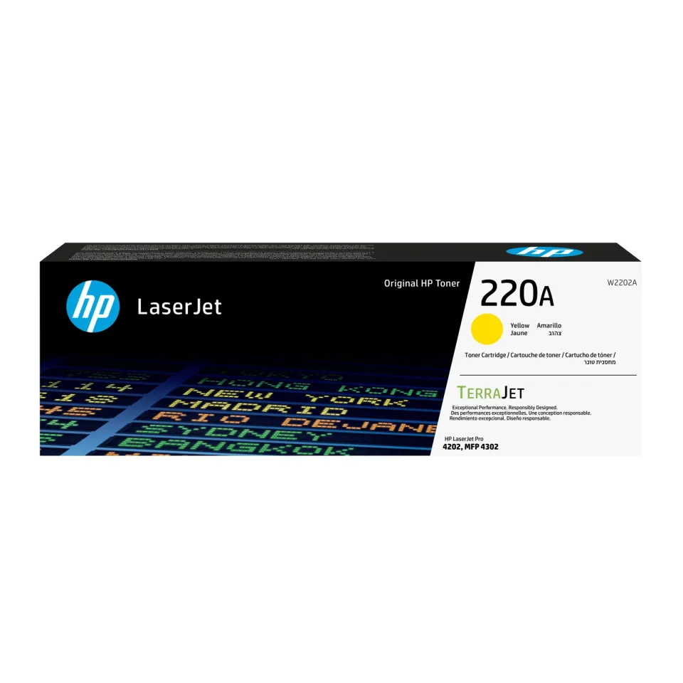 HP W2202A originální toner žlutý č.220A malý cca 1800 str. (yellow, pro HP CLJ Pro 4202, 4302)