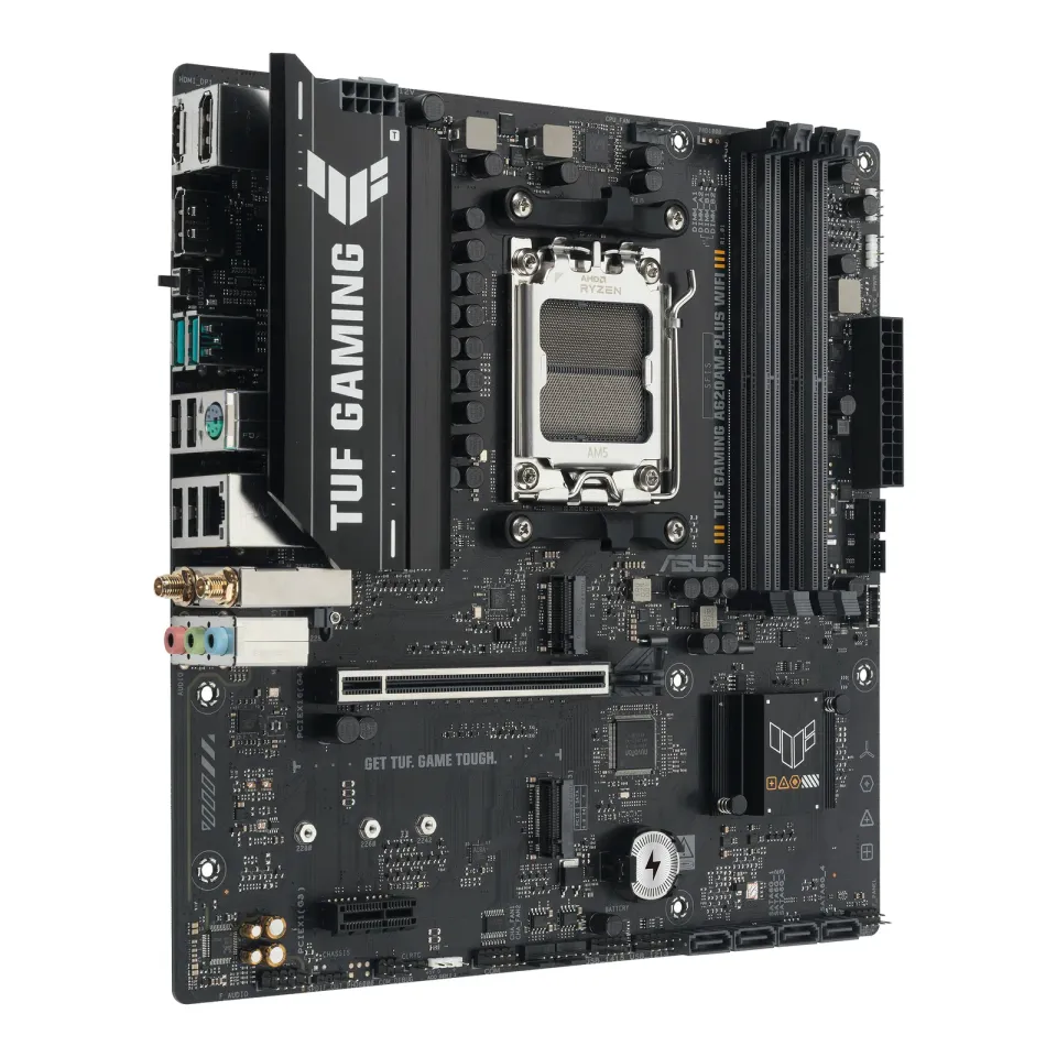 ASUS MB Sc AM5 TUF GAMING A620AM-PLUS WIFI, 4xDDR5, 2xDP, 1xHDMI, mATX
