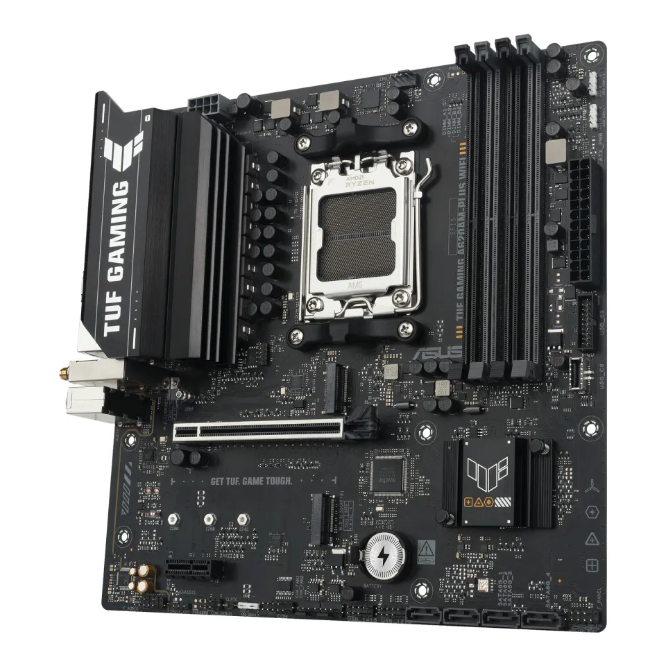 ASUS MB Sc AM5 TUF GAMING A620AM-PLUS WIFI, 4xDDR5, 2xDP, 1xHDMI, mATX