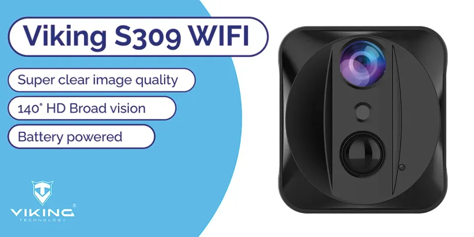 Minikamera Viking S309 Wifi/1080P/noční vidění/pohybový senzor/2500mAh/mobilní aplikace