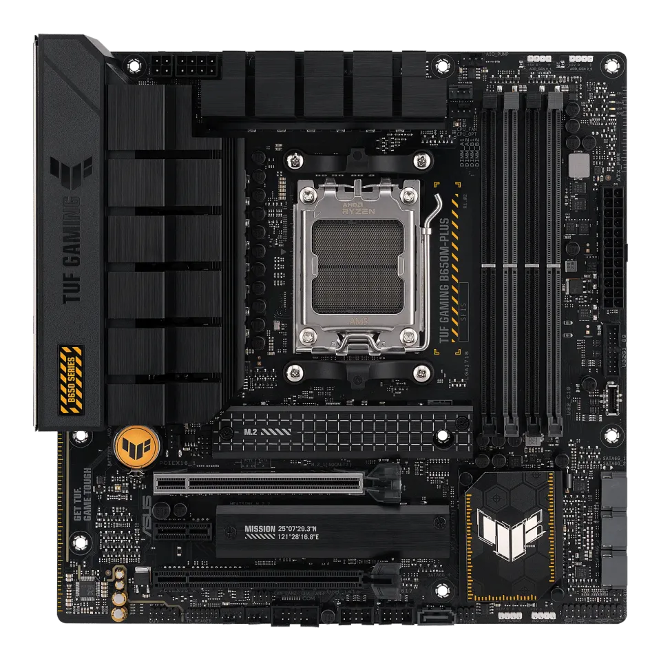 ASUS mb TUF GAMING B650M-PLUS (soc AM5 DDR5 B650 mATX)