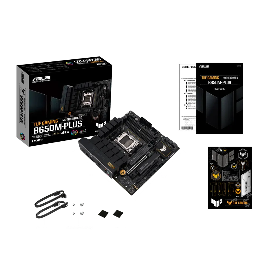 ASUS mb TUF GAMING B650M-PLUS (soc AM5 DDR5 B650 mATX)