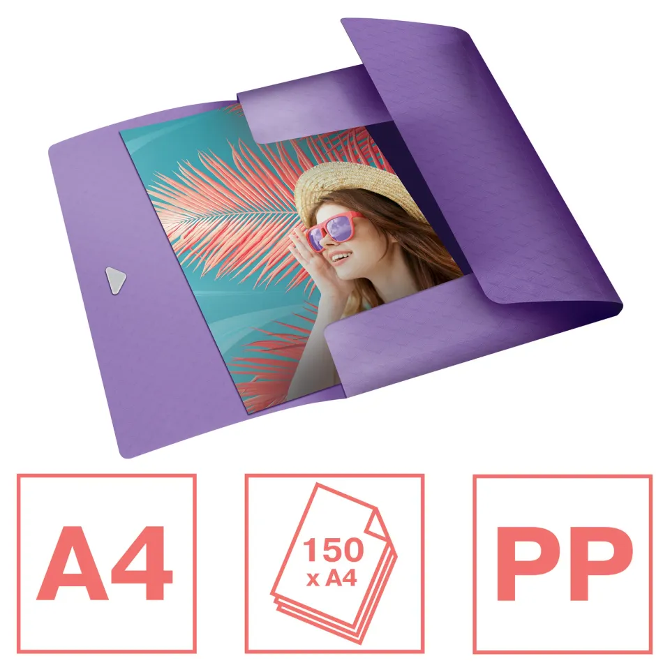 Esselte desky na dokumenty PP Colour'Breeze, levandulová