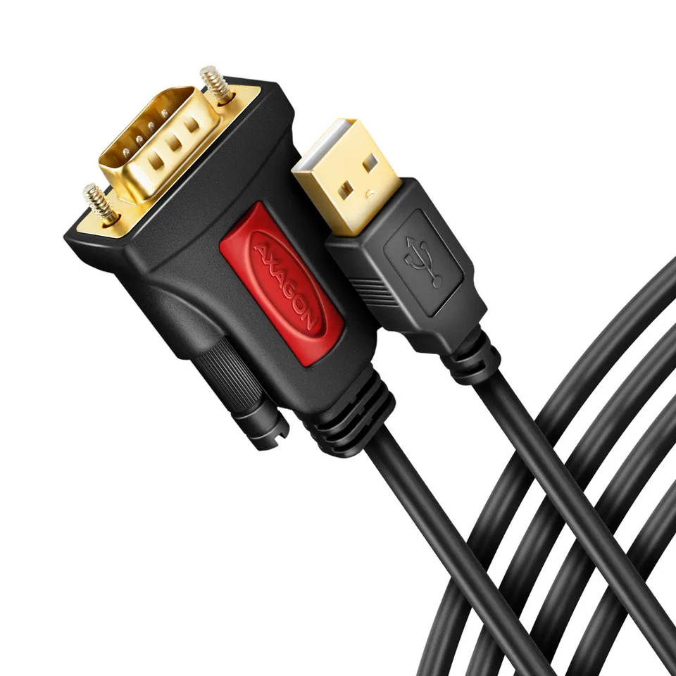 AXAGON ADS-1PSN, USB-A 2.0 - serial RS-232 DB9-M Prolific adapter/cable 1.5m