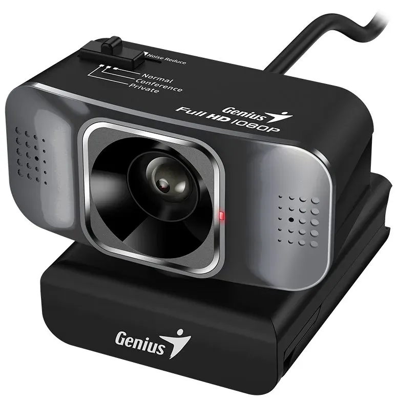 GENIUS webová kamera FaceCam Quiet/ Full HD 1080P, dva mikrofony, USB 2.0, černá
