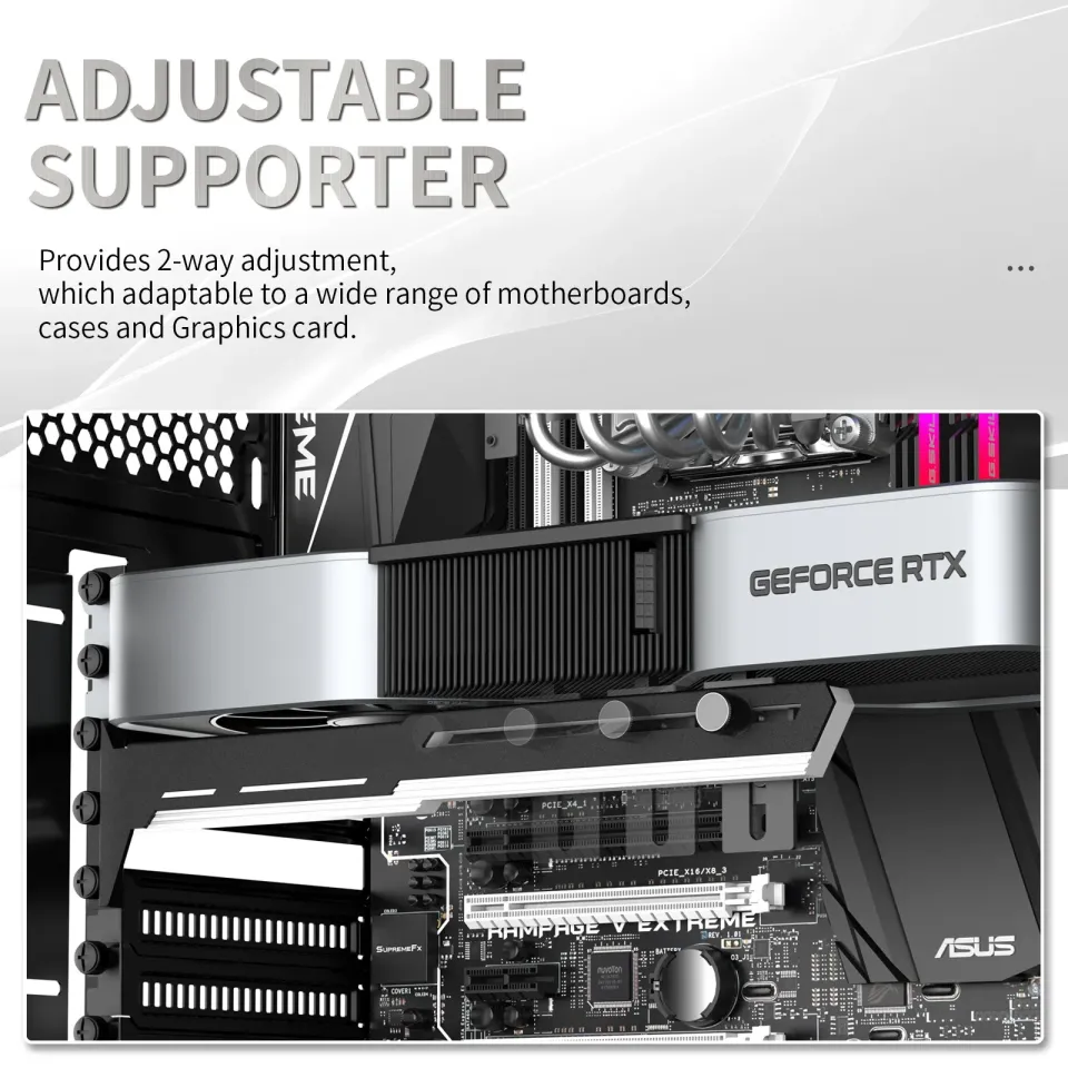 1stCOOL (UP-H02-B) držák grafické karty černý železný