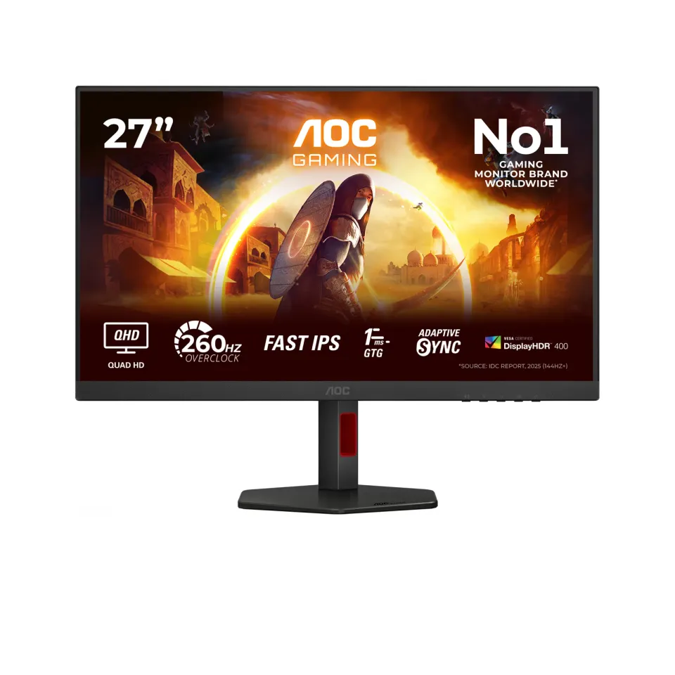 AOC Gaming/Q27G4ZR/27"/IPS/QHD/240Hz/0,3ms/Černá/3R