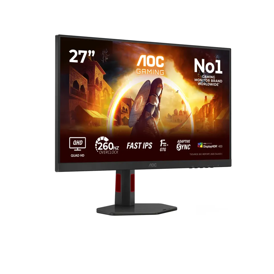 AOC Gaming/Q27G4ZR/27"/IPS/QHD/240Hz/0,3ms/Černá/3R