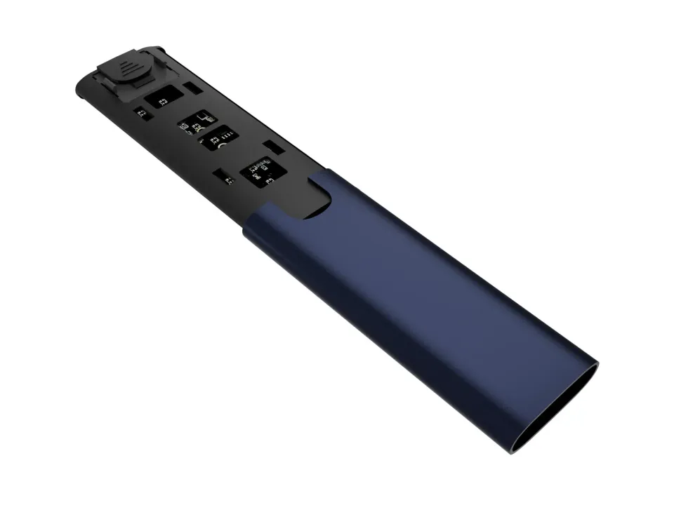 Externí box pro SSD Natec RHINO M.2 NVME LITE USB-C 3.2 GEN 2, hliníkové tělo, STEEL NAVY
