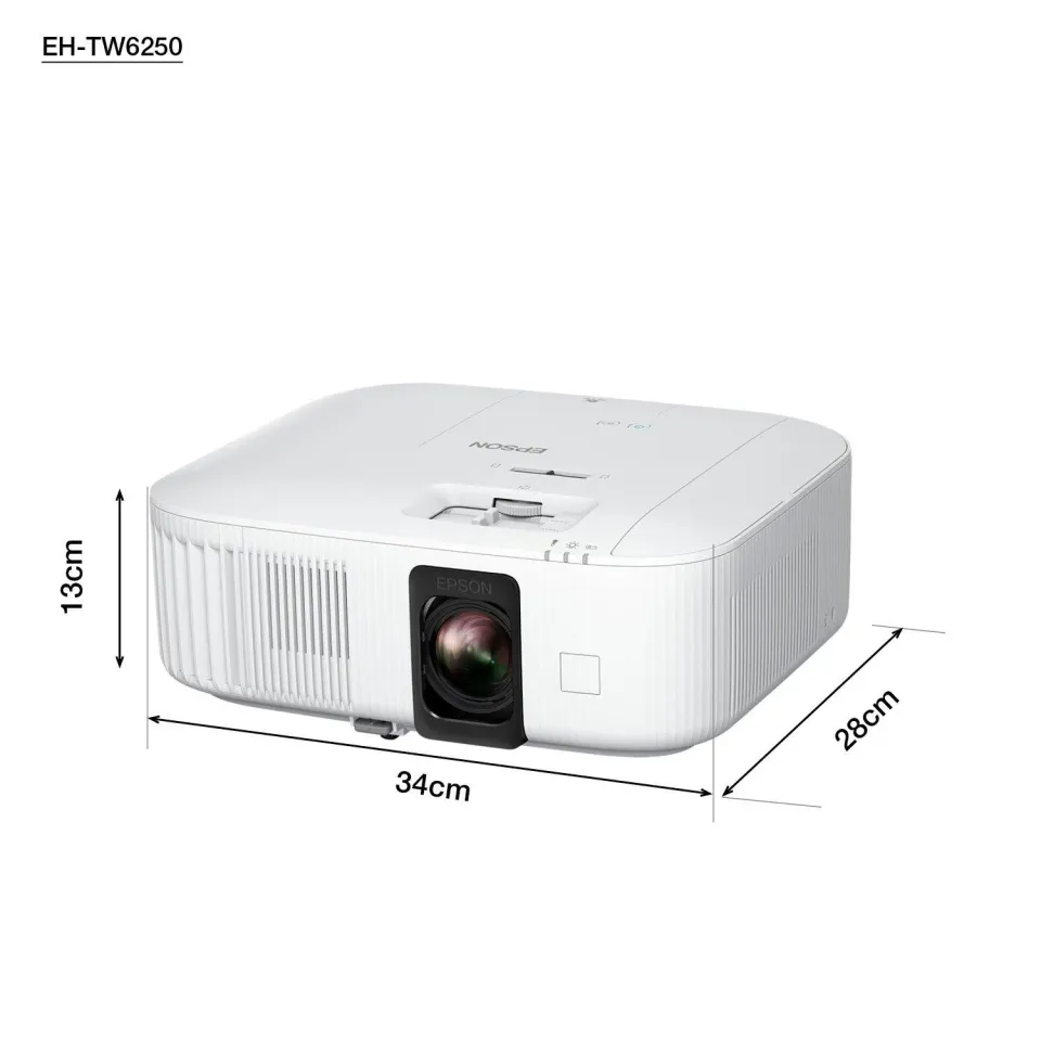 EPSON 3LCD/3chip projektor EH-TW6250 4K enhancement/2800 ANSI/35 000:1/10W/Andro
