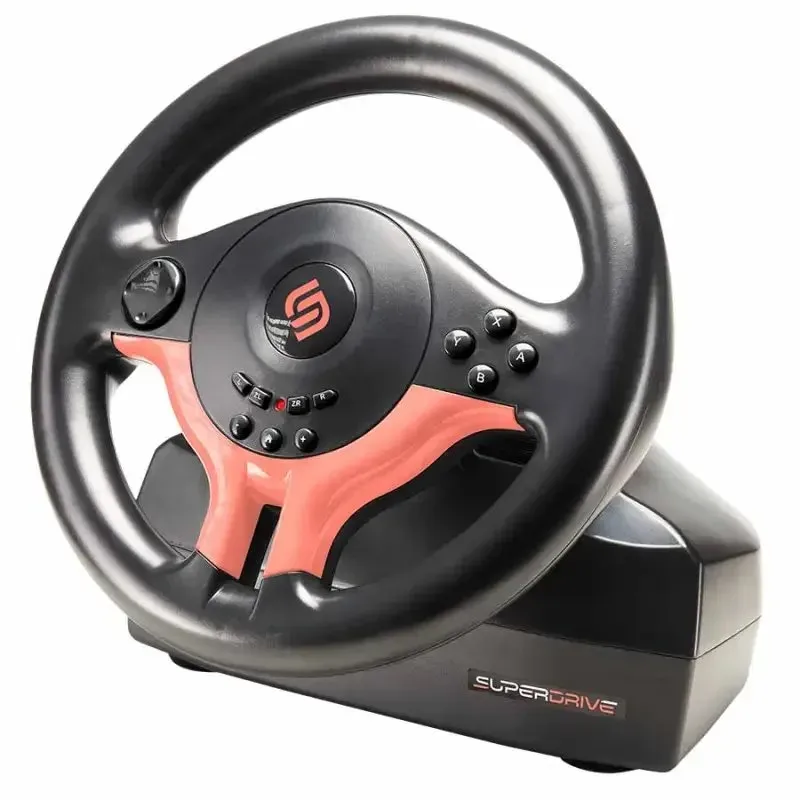 SUPERDRIVE Sada volantu a pedálů SV250 SP Edition/ Switch 1+2/ Červený