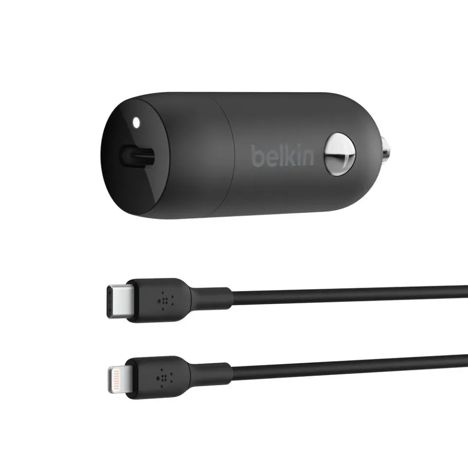 Belkin BOOSTCHARGE 30W USB-C Power Delivery PPS nabíječka do auta + 1m USB-C na