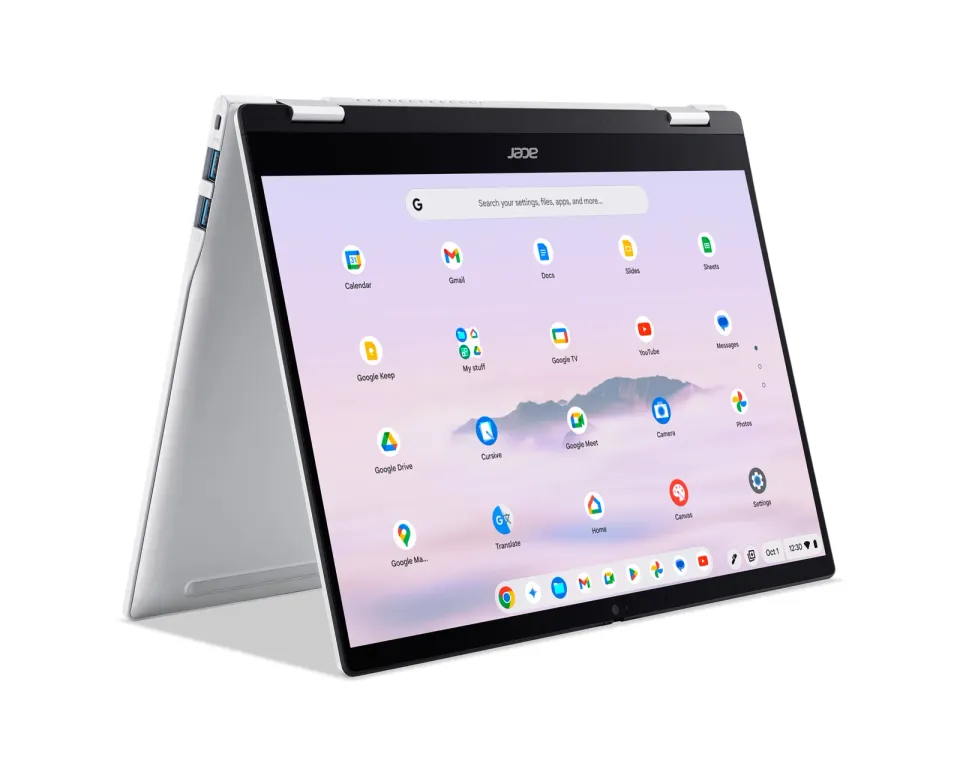 ACER NTB Chromebook Plus Spin 514 (CP514-5HN-K65H),Kompanio Ultra 910,14"WUXGA,12GB,256GB UFS,Arm Imm,Chrome OS,Silver