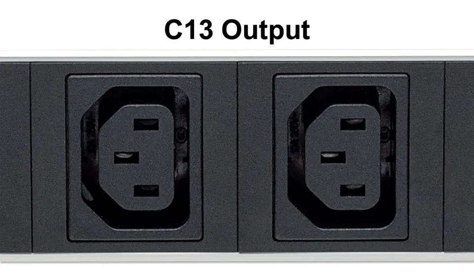 Intellinet rozvodný panel PDU, 8x C13 zásuvka, rack 1U, 2m odpojitelný kabel, proti vypadávání