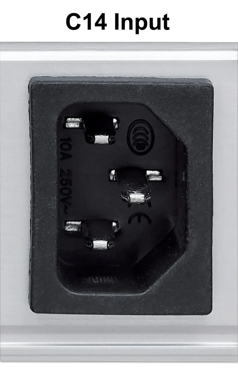 Intellinet rozvodný panel PDU, 8x C13 zásuvka, rack 1U, 2m odpojitelný kabel, proti vypadávání