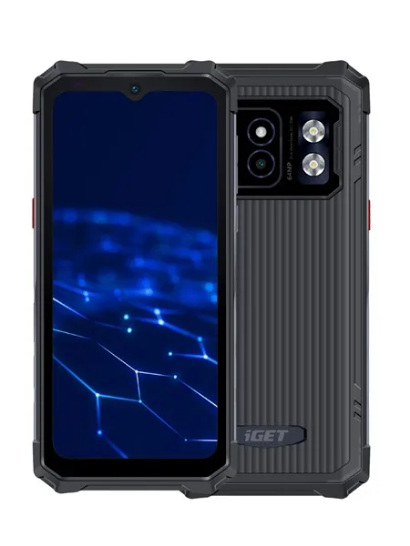 iGET T2 Black - odolný 6,6"/1612x720/Octa-core/8GB/256GB/GPS+Glonass+Beidou/WiFi