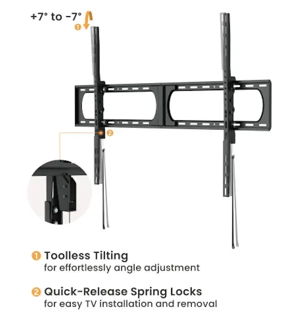 SUNNE by Elite Screens držák na zeď pro LCD a TV 37 - 140"/ max. 125 kg/ fixní