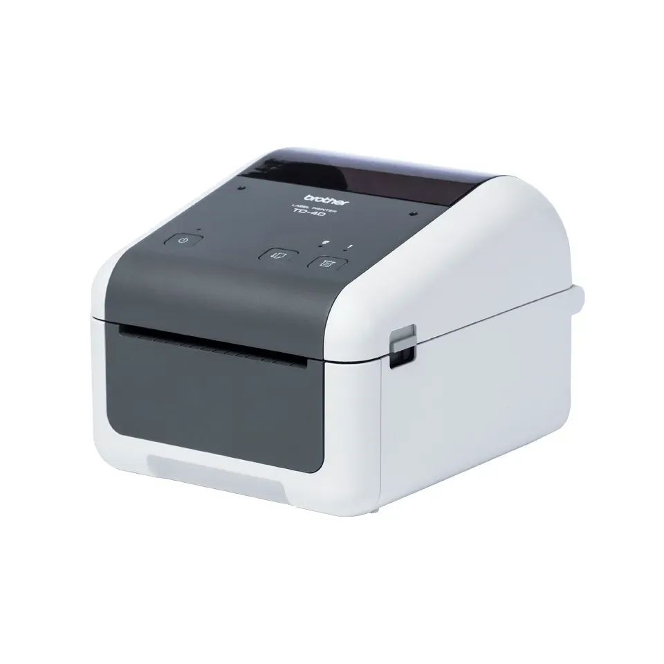 Brother TD-4215D – 4"-Desktop-Etikettendrucker, Thermodirekt, 203 dpi, 127 mm/s, 104 mm Druckbreite, USB-C, RS-232