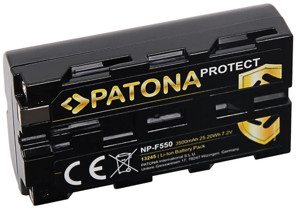 PATONA baterie pro digitální kameru Sony NP-F550 3500mAh Li-Ion 7,2V Protect