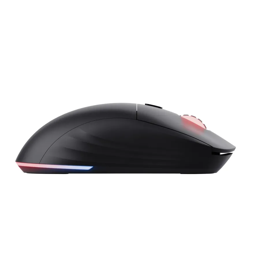 TRUST myš GXT926 Redex II Gaming Mouse, Bezdrátová, laserová, RGB, černá