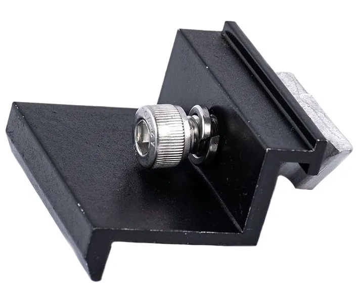 Solarmi SCKD-3B hliníkový černý koncový držák SC solárního panelu (30 i 35 mm)