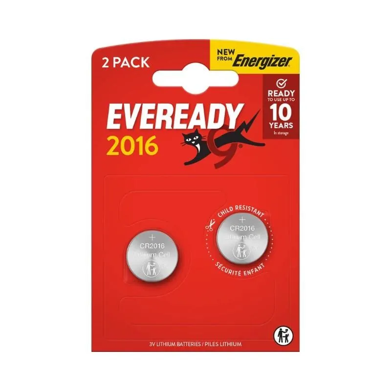 Energizer CR2016 Eveready gold 2pack