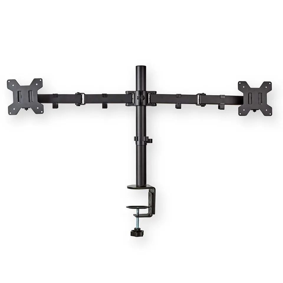 Nedis MMDOS110BK - Full Motion Stojan Monitoru | 2 Obrazovky | 15 - 32 " | 75x75