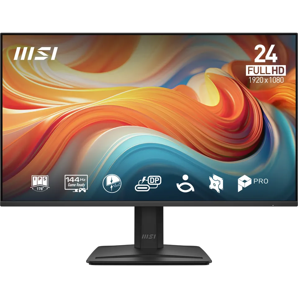 MSI monitor PRO MP242 E14A 23,8" IPS/FHD/144Hz/1ms/HDMI/DP/D-Sub/černá