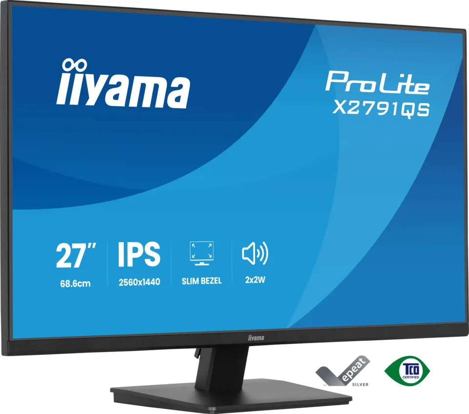 27" iiyama X2791QS-B1:IPS,QHD,HDMI,DP