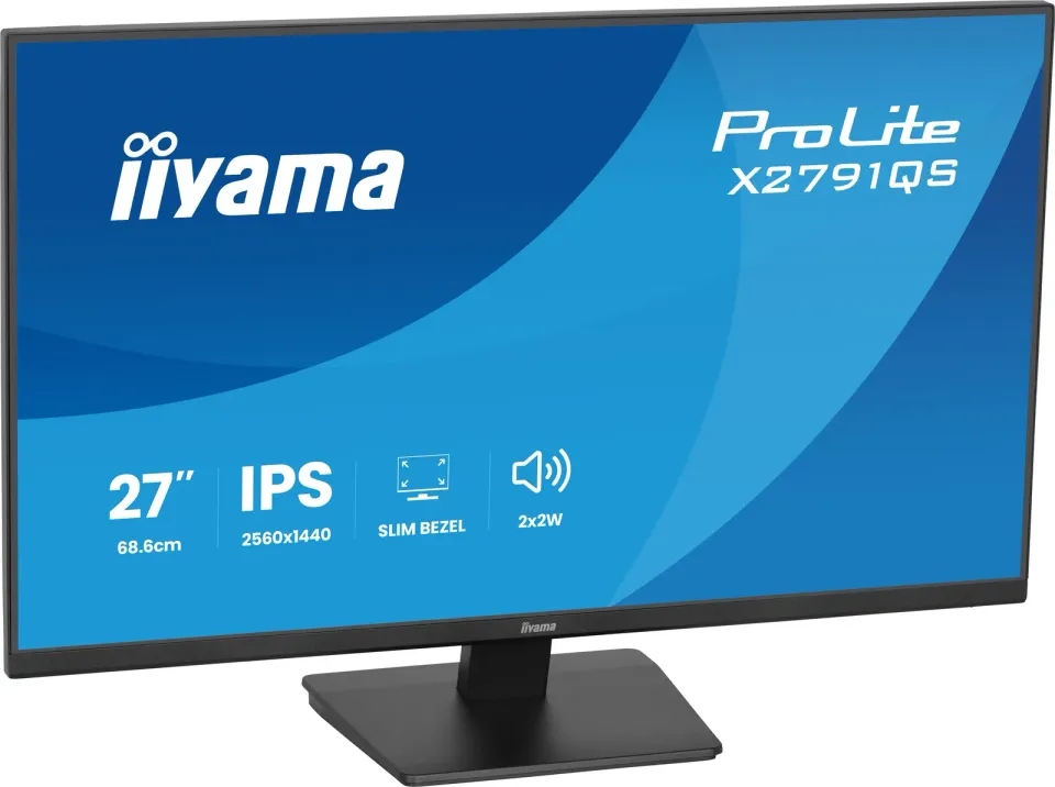 27" iiyama X2791QS-B1:IPS,QHD,HDMI,DP