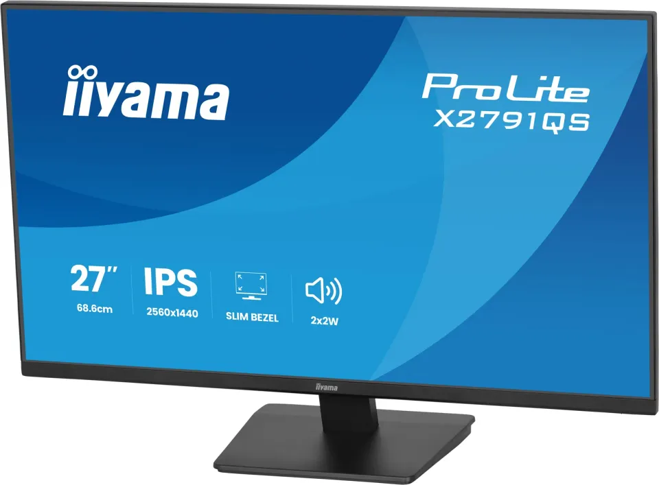 27" iiyama X2791QS-B1:IPS,QHD,HDMI,DP