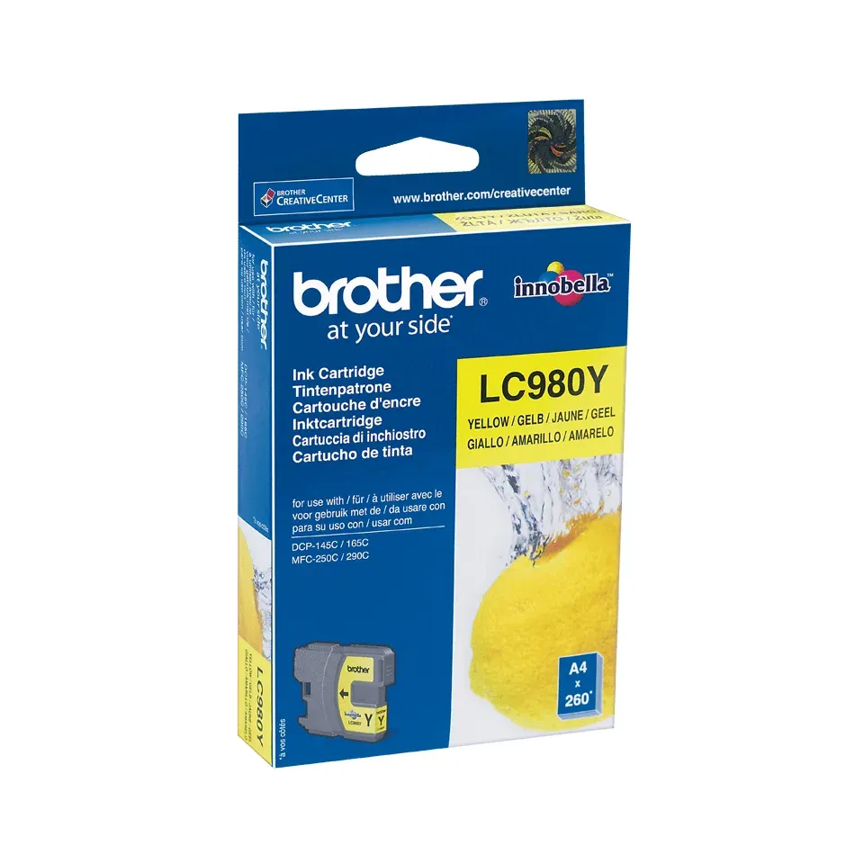 Brother LC-980Y (yellow, 260 str.@ 5%, draft)