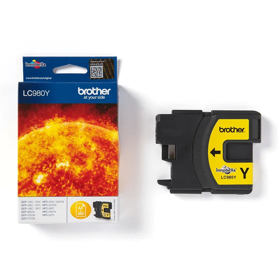 Brother LC-980Y (yellow, 260 str.@ 5%, draft)