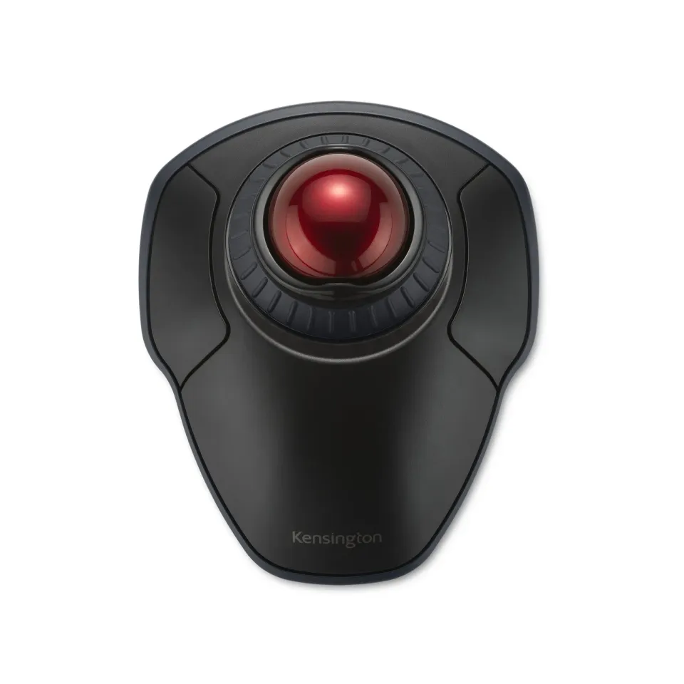 Kensington Orbit bezdrátový trackball s rolovacím kroužkem - černá