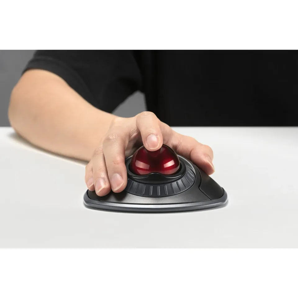 Kensington Orbit bezdrátový trackball s rolovacím kroužkem - černá