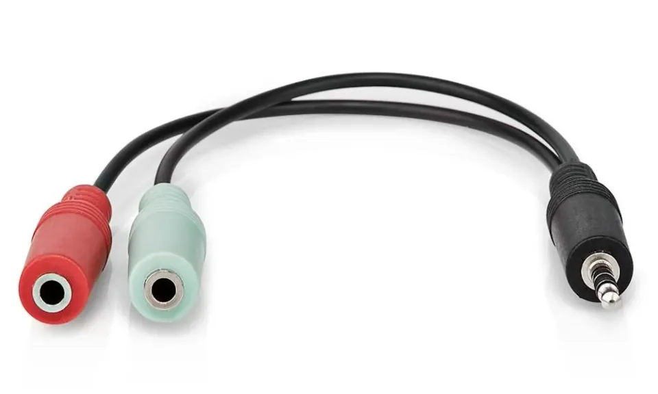 Nedis CAGB22150BK02 - Stereo Audio Kabel | 3,5mm Zástrčka -2x 3,5mm Zásuvka | 0.