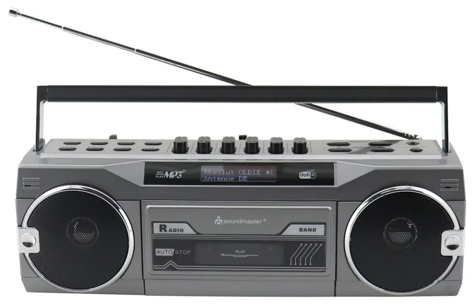 Soundmaster SRR80TI/ Kazetový magnetofon/ DAB+/ BT/ USB/ SD/ 2x 1,5W