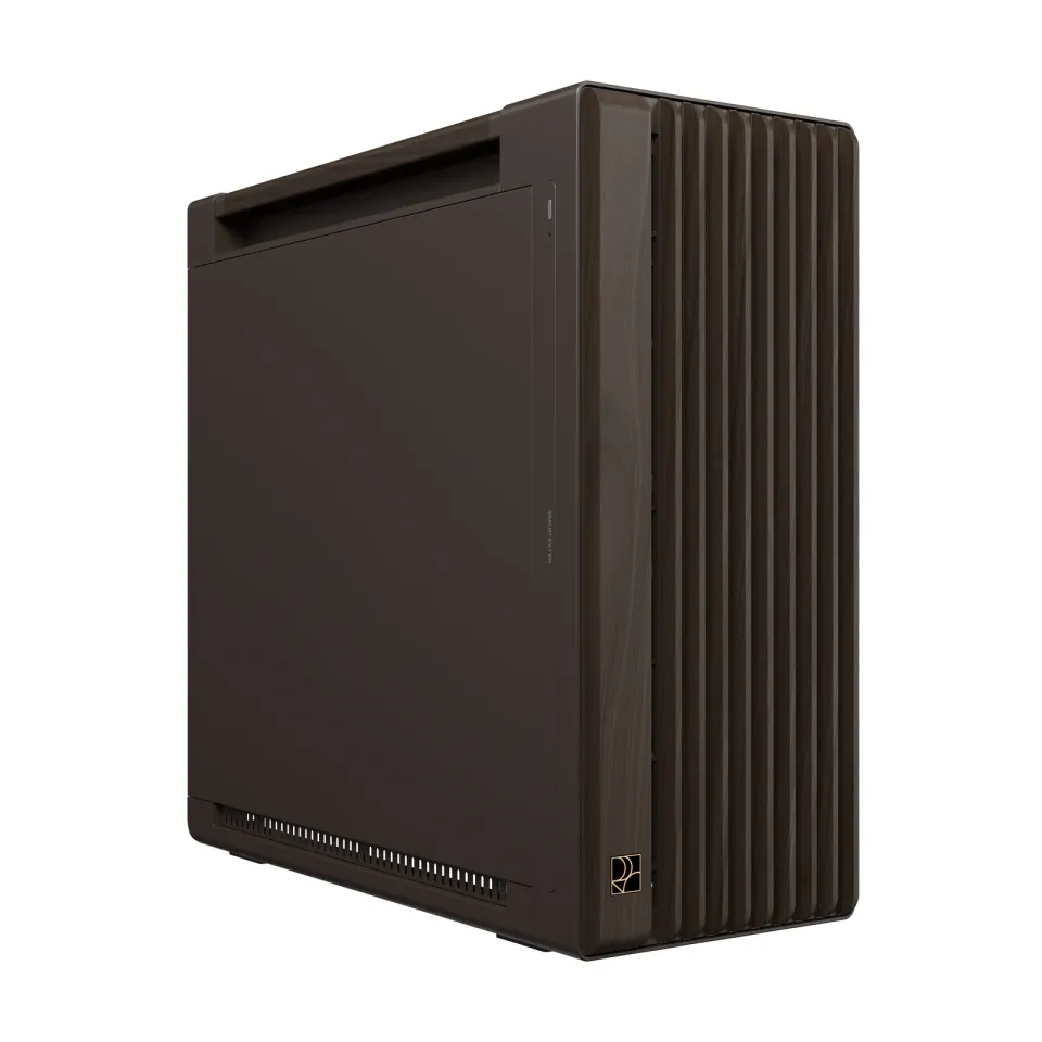 ASUS case PROART PA602 WALNUT WOOD RETRO METAL, Mid Tower, hnědá