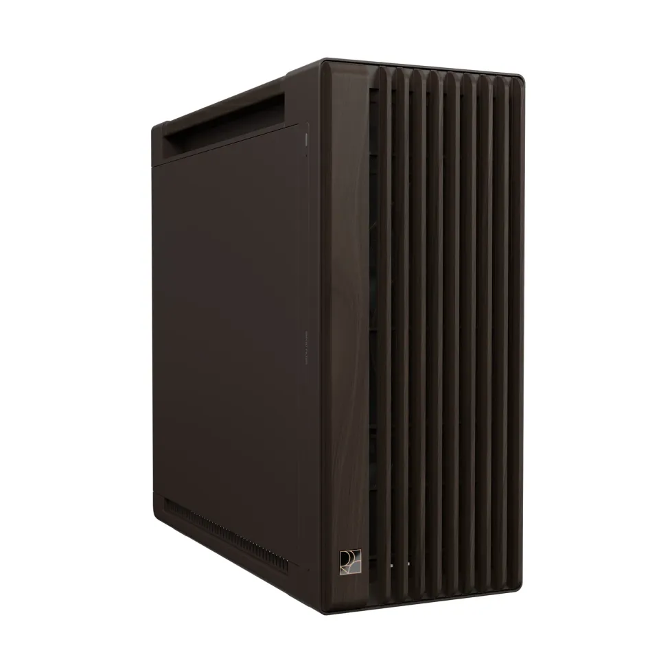 ASUS case PROART PA602 WALNUT WOOD RETRO METAL, Mid Tower, hnědá