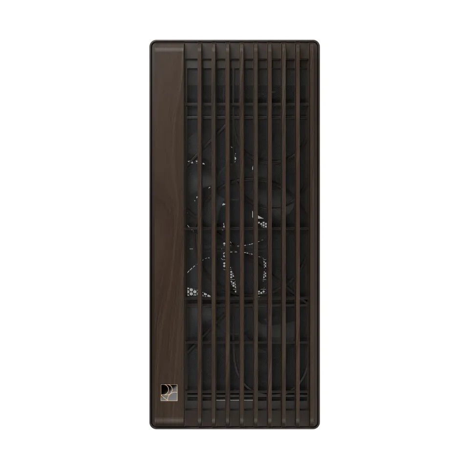 ASUS case PROART PA602 WALNUT WOOD RETRO METAL, Mid Tower, hnědá