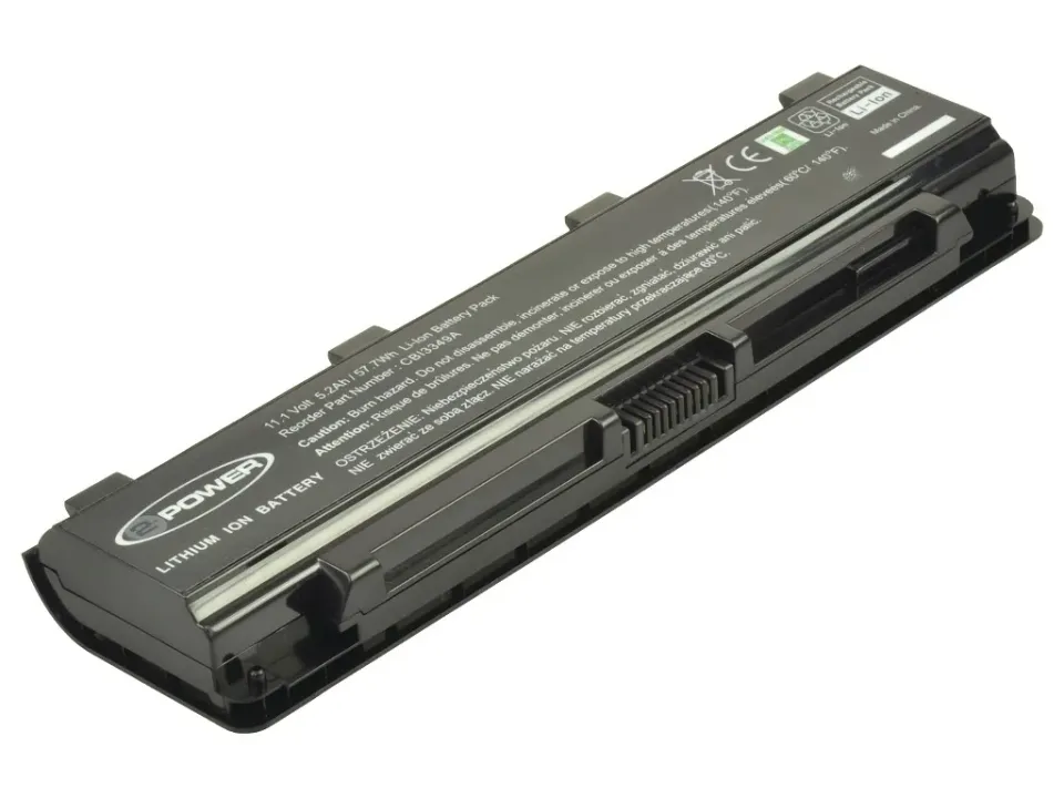 2-Power Toshiba Satellite C50 series 6 článková Baterie do Laptopu 10,8V 5200mAh