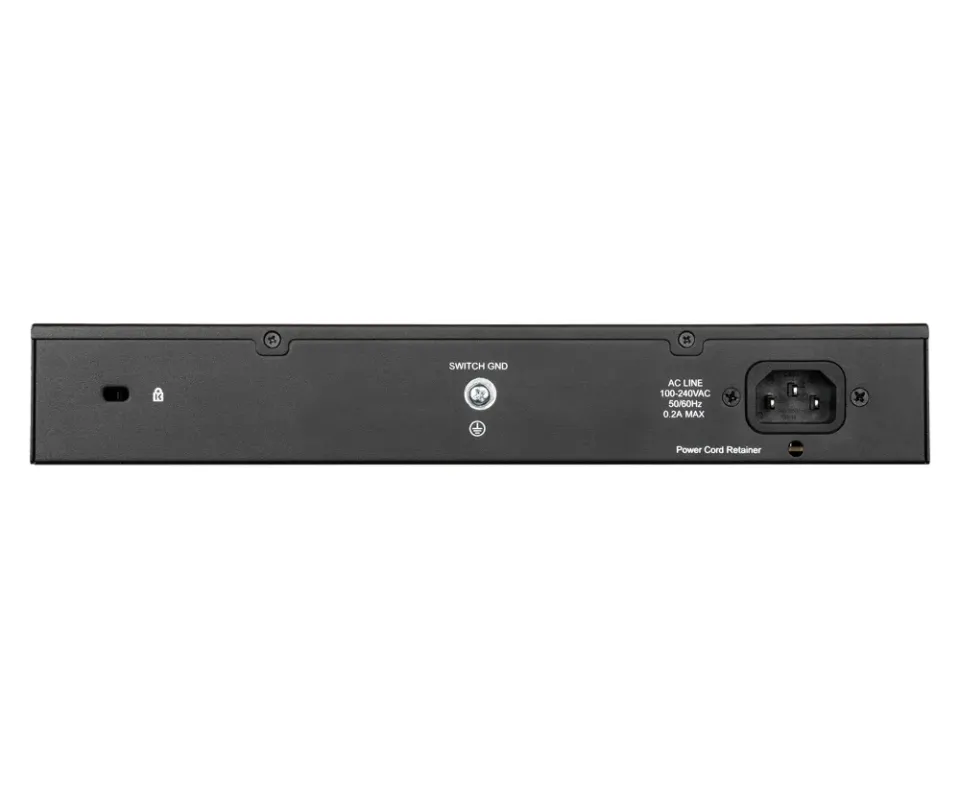 D-Link DGS-1100-24PV2 24-Port PoE Gigabit Smart Managed Switch, 12x PoE, PoE budget 100W, fanless