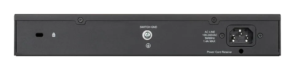 D-Link DGS-1100-24PV2 24-Port PoE Gigabit Smart Managed Switch, 12x PoE, PoE budget 100W, fanless