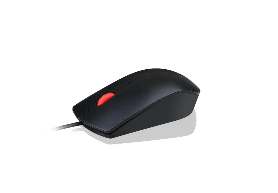 LENOVO myš Essential USB Mouse, černá, custom
