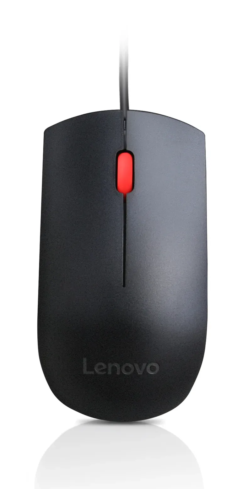 LENOVO myš Essential USB Mouse, černá, custom