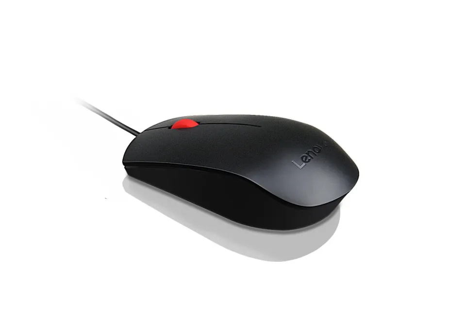 LENOVO myš Essential USB Mouse, černá, custom
